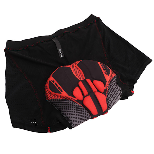 Cykelunderkläder Andas stötsäkra 5D vadderade cykelshorts Snabbtorkande för utomhuscykling Svart BL151 2XL