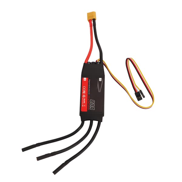 80A Børsteløs ESC 32 Bit Processor RC Børsteløs Motor Elektrisk Hastighedsregulator Del til DIY RC Fly Fastvinge Drone
