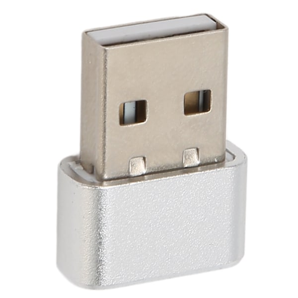 USB Mouse Mover Tiny Oupptäckbar med separat läge På Av-knappar Stöder 3 spår Plug and Play Håller PC Laptop Awake Silver