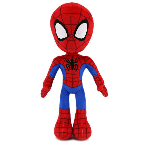 33 cm Spider-man myk plysj leketøy superhelt utstoppet dukke for barn Halloween julegave Red