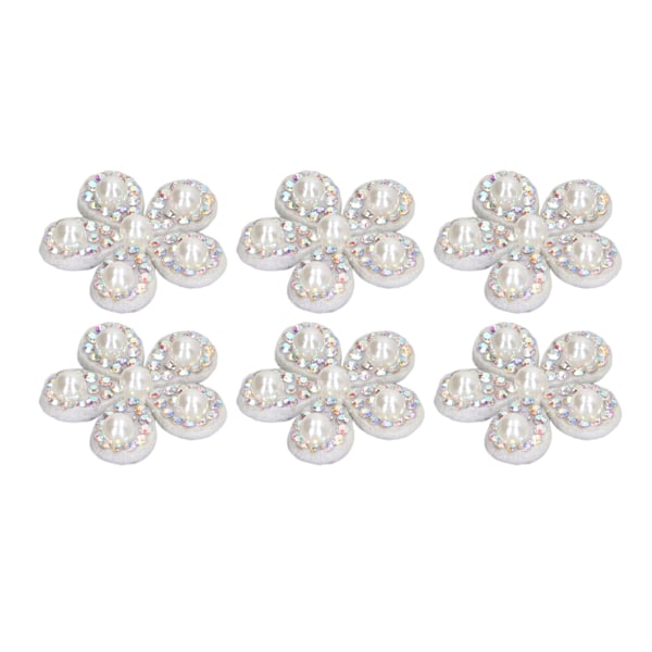 50 st Rhinestone Flower Patches DIY Fashionable Beautiful Sy On Patches för ryggsäckar Kragar Kläder