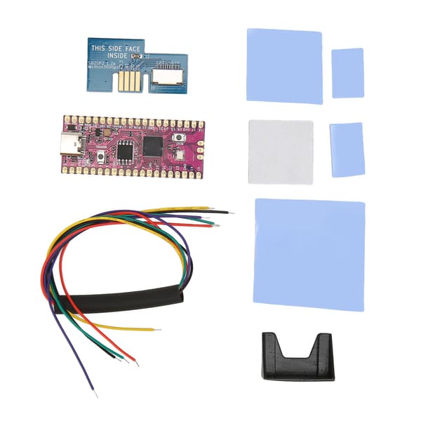 Yhteensopiva RPi Pico Flexible Microcontroller Board Dual Core 264KB ARM Cortex M0+ -prosessorin kanssa SD2SP2 SDLoad SDL -adapterilla, sininen