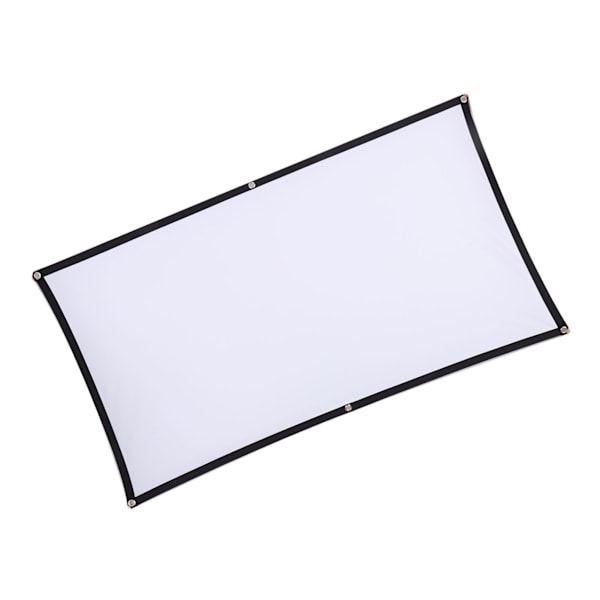 Projektorlærred High Definition 4K Anti-krøl Foldbart Bærbart Filmlærred til Hjemmefest Kontor Klasseværelse (60 tommer)