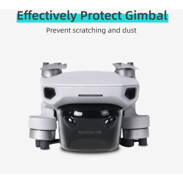 Kompatibel med DJI Mini 2 Mavic Mini Gimbal Protector Camera Len Transparent Anti-ripe Protective Cover, Modell: Transparent