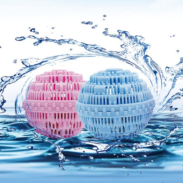 Vaskeballer, gjenbrukbar miljøvennlig vaskeball, naturlig vaskeball, antibakteriell og slitesterk, miljøvennlig vaskeball for vaskemaskin White