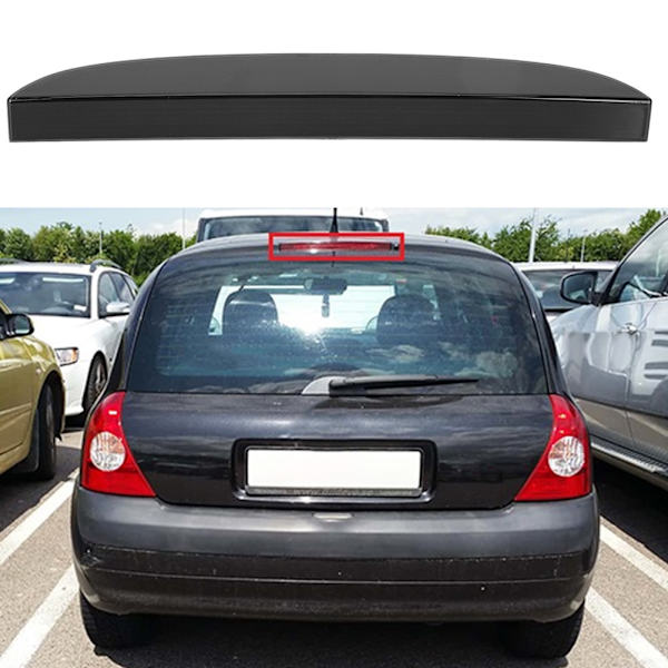 High Level 3:e bromslampa Bakre stoppljus 7700410753 Passar för Renault Clio Black