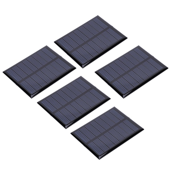 5 st mini solpanel epoxi cellkortsmodul för batterileksaker Laddare ljus 4V 150mA