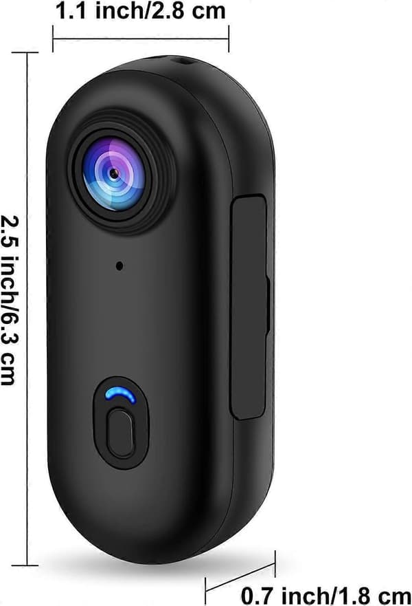 【NX】2025 Latest Model 3 4K Thumb Action Camera, Small Size, Mount Anywhere, Small Body Camera w