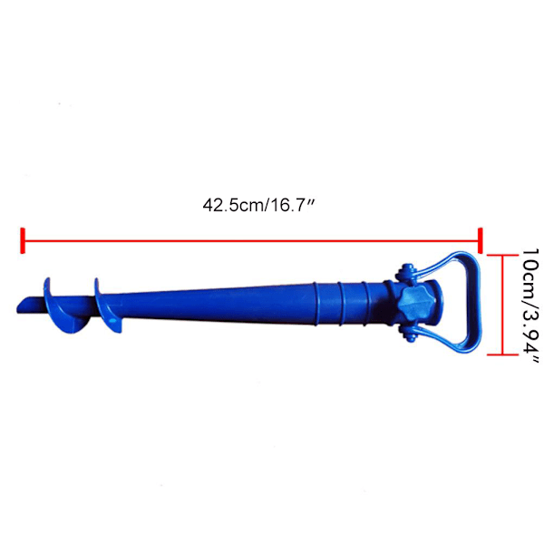 Parasollholder Antirust Beach Parasoll Stativ Ground Spike for Beach Wild Fishing