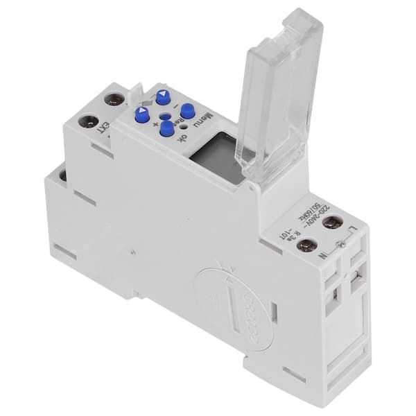 TM610-2 Ukentlig Programmerbar Timerbryter Digital Tidbryter DIN-Skinnemontering 220V