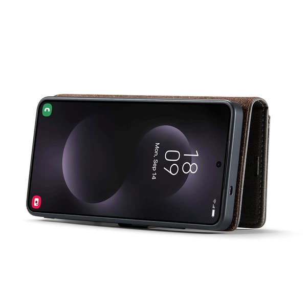 DG MING 2-i-1 Magnet Plånboksfodral för Samsung Galaxy S26 Ultra - grå grå gray