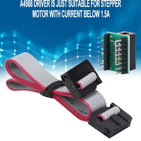 Step Motor Driver Board Adapter Kabel Tilslutningslinje Step Motor Tilbehør