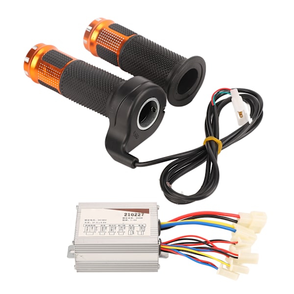 36V 350W Aluminiumlegerings Børstet Hastighedsregulator og Lang Linje Throttle Twist Grip Sæt til Elcykel Trehjulede Cykler Motorcykler
