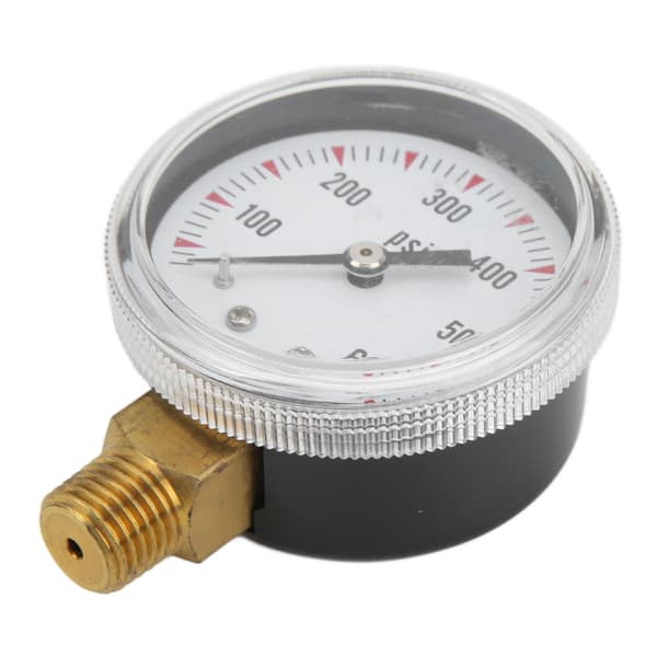 Y50 0-600psi Radialt Trykmåler med 1/4in NPT Messingforbindelse til Trykmåling