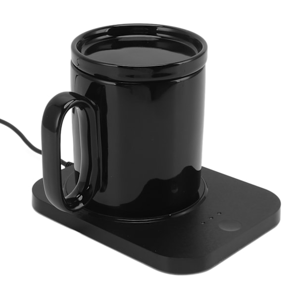 Smart Mug Warmer 3 Gears Control USB-driven Värmeunderlägg Mjölkkopp Isolering Varmare Svart