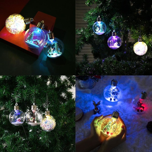 Julepynt Bolde Ornamenter til Juletræet brudsikker til fest Kommerciel indendørs eller udendørs indretning