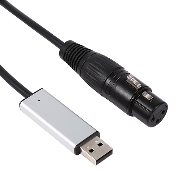 Mini USB till DMX-gränssnittsadapter Styrenhet DMX512 Datorscen Ljuskontroller Dimmer