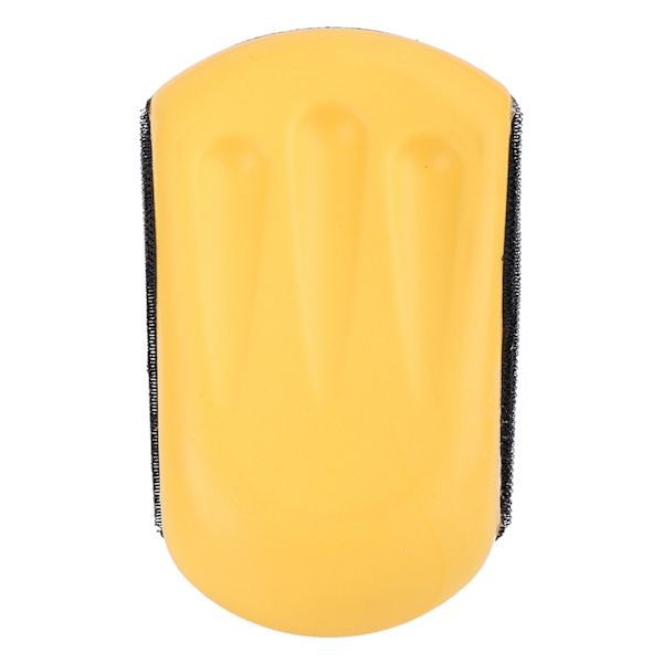 Slipblock PU-skum Mjuk elastisk krokögla Design Måttlig storlek Ergonomisk manuell slipverktyg för polering5in 125mm