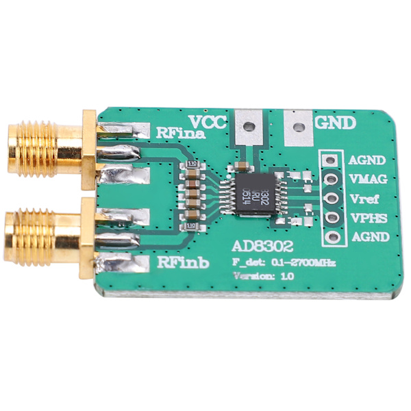 Logaritmisk detektor RF-signalströmmodul AD8302 Mikrovågsradiofrekvensdetektering