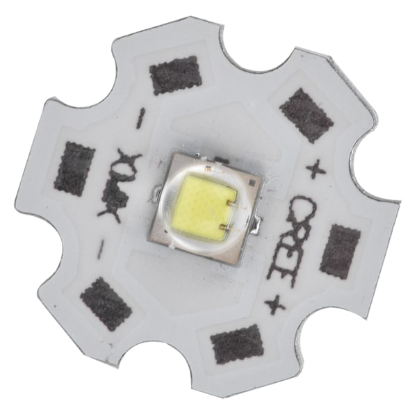 LED-chip effekt 10W Varmeavledning Holdbar energisparende lyskilde Lamper for lommelykt Varmt lys