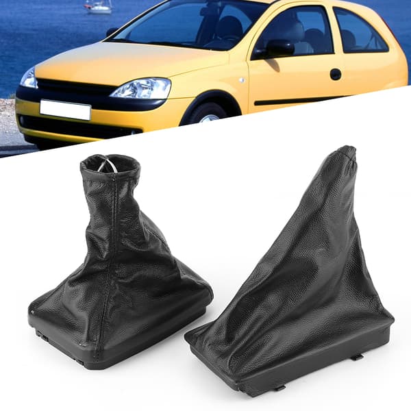 Växellåda Dammtät krage Handbroms Läderöverdrag Passar Opel Corsa C 00-06
