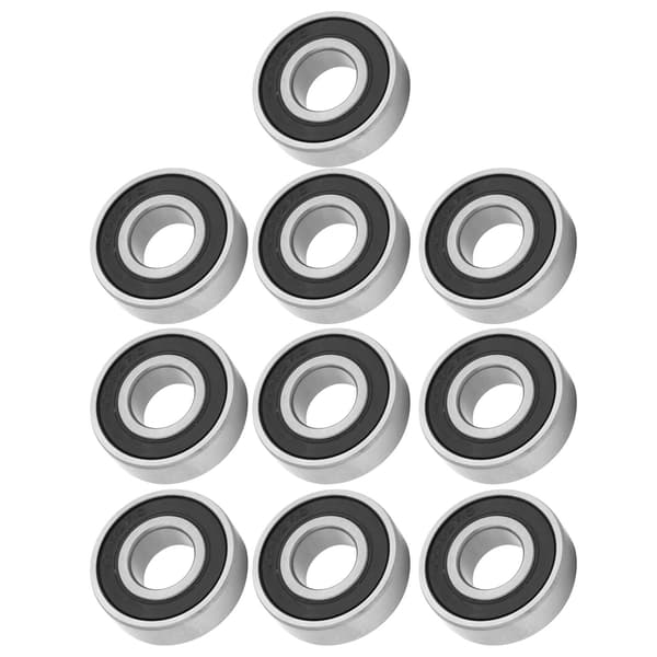 【NX】10 kpl 6202-RS musta laakeriteräs urakuulalaakeri 15 mm