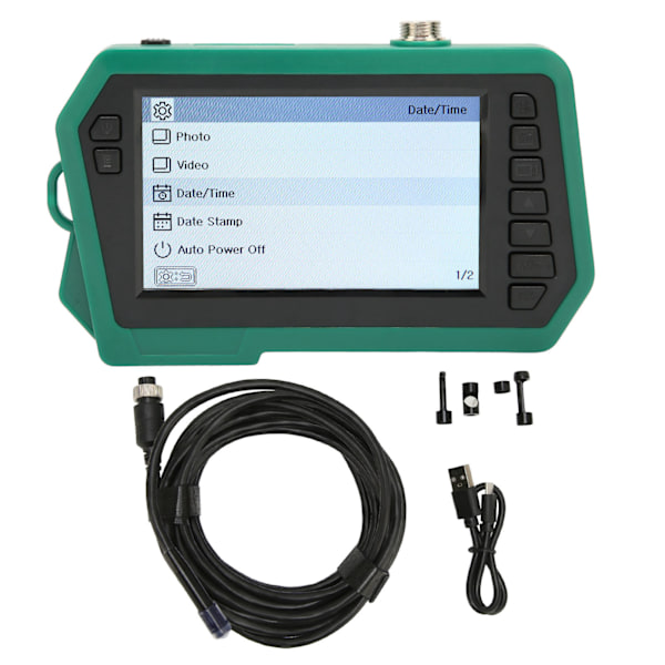 Industriellt endoskopset IP68 dubbellins 4,3 tum LCD-skärm 1080P 6 LED-minneskortstöd Borescope Camera Kit