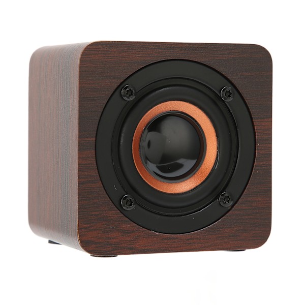 Bluetooth-kaiutin Monitoiminen retro langaton Bluetooth-kaiutin kotiin, matkalle ja ulkoiluun, pähkinä