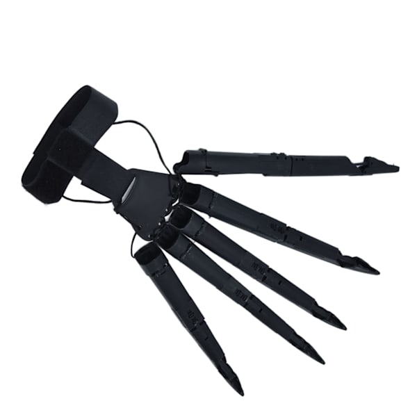 Halloween ledade fingrar 3 dimensioner tryckta ledade fingerförlängningar för halloweenfest Cosplay Svart höger hand