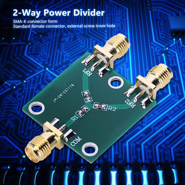 Motstandsbasert effektdeler DC-5GHz RF 2-veis effektdelermodul Industriell strømforsyning