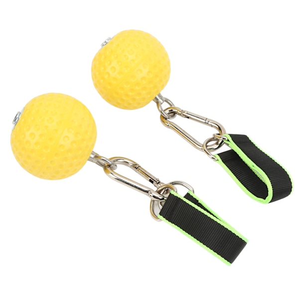 Climbing Pull Up Hand Grips Ball Set med Webbing Spänne Fitness Halkfri Arm Styrketräning Träningsboll 97 mm