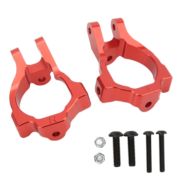 2 stk. Aluminium C-nav Spindle Carrier Set for LOSI Lasernut U4 Tenacity 1/10 Off Road Vehicles