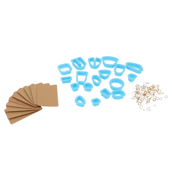118 st Polymer Clay Cutter Set Plast DIY Clay Cutters Form Present för Polymer Clay Smycken Örontillverkning