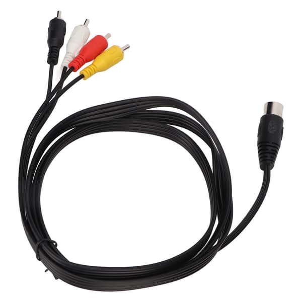 DIN 5-bens han til 4RCA han kabel ren kobbertråd lydadapterkabel 4,9 fod
