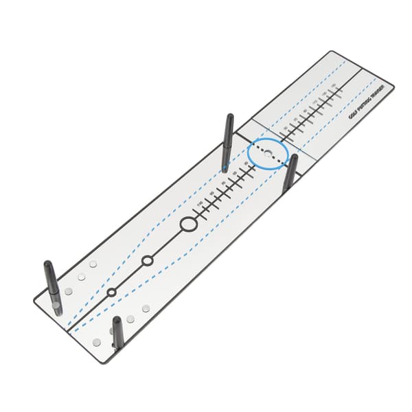 【NX】Golf Putting Alignment Mirror with Putter Line Acrylic Foldable Golf Alignment Tool for Training Practice Indoor Outdoor
