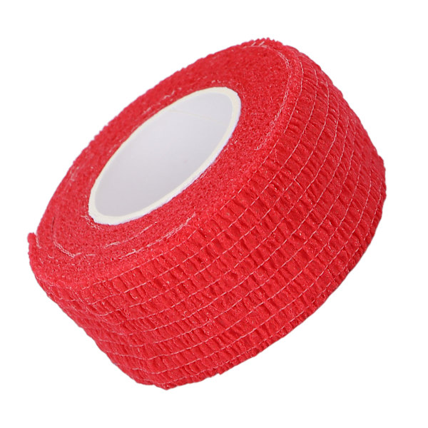 10 rullar självhäftande bandage Wrap Kompression Förhindra förhårdnader Elastiskt fixeringsbandage 0,98 X 78,74inRöd