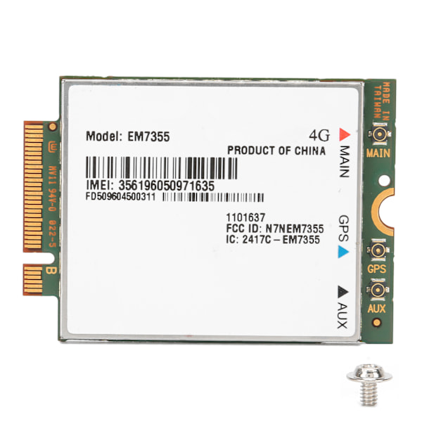 4G LTE-modul til Sierra Wireless AirPrime EM7355 Universal Notebook Indbygget NGFF WWAN-kort