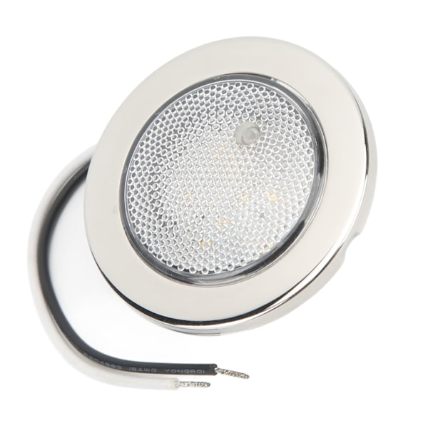 3in 12V LED Kuppellampe Rund IP66 Vandafvisende Recessed til Marine Yacht RV Campingvogn
