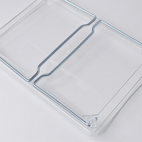 Stor kapacitet för skrivbordsförvaring Klar akryl kökshylla Enkellager Office Desktop File Organizer