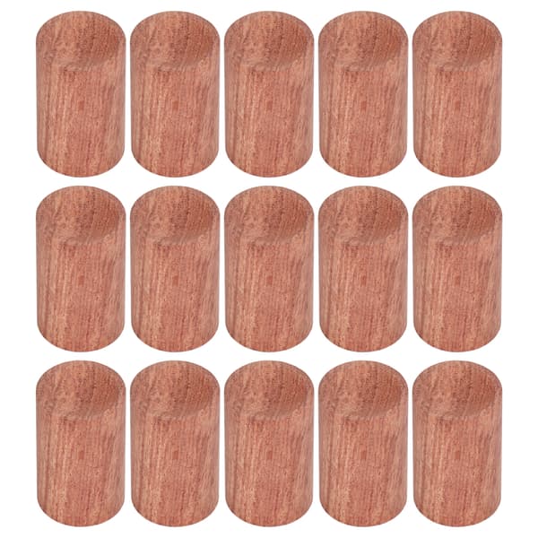 15 st trä eterisk olja diffusor rosenträ bärbar mini rund aromaterapi diffusor