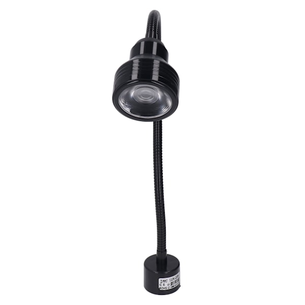 Magnetisk arbetslampa 9W LED flexibel strålningsfri svanhalsarbetslampa i aluminium för industrisvarv US-kontakt 110‑220V