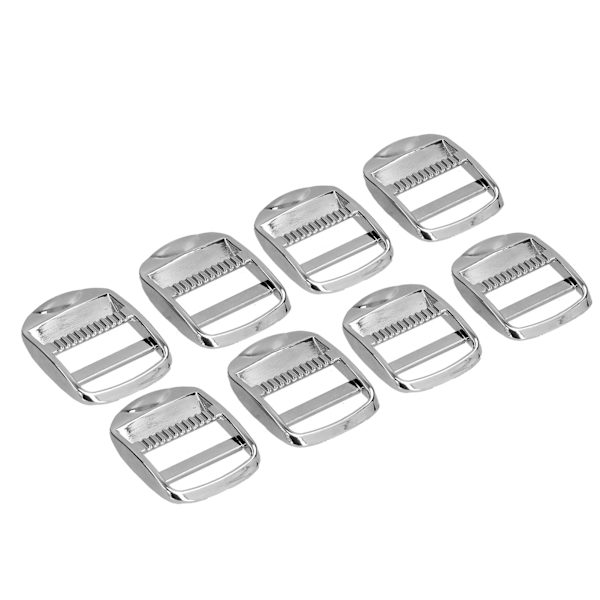 10 st 1 tums metall justerbart släppningsspänne starkt tungt glänsande legering steglås för DIY-väskor Tillbehör
