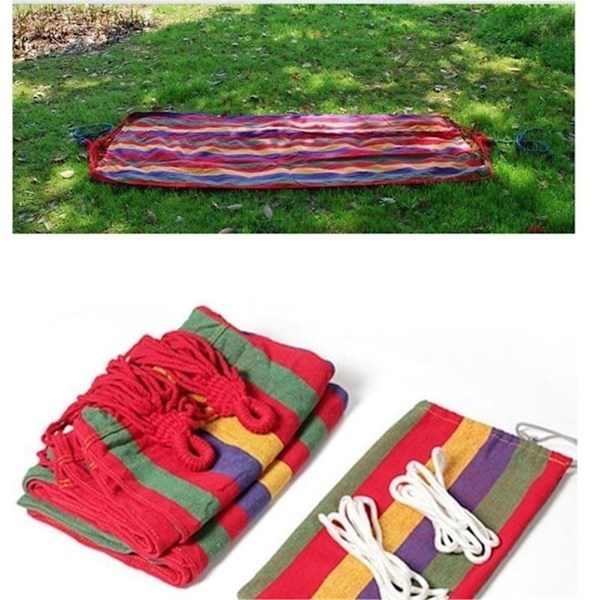 Kannettava Puutarha Canvas-Ripustusvuode Camping-Uni Swing Bed Riippuva Veranda Piha Sisä-Ulko Ripustusvuode