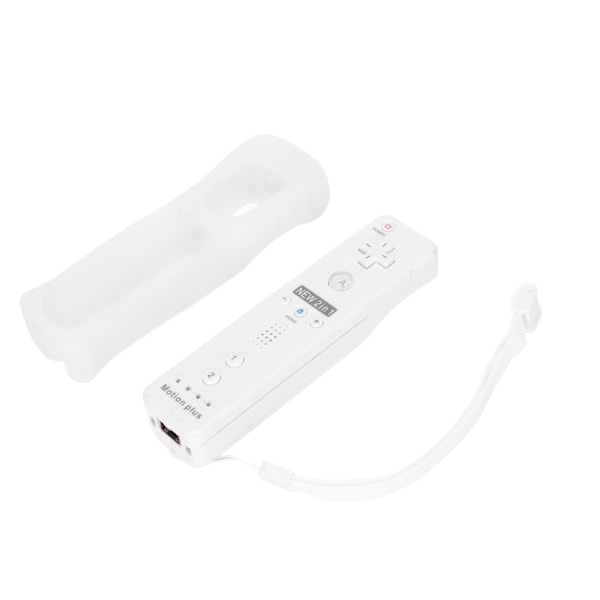 Fjernbetjening Vibration Lyd Funktion Spilkonsoll Tilbehør med Motion Plus til Wii U Hvid