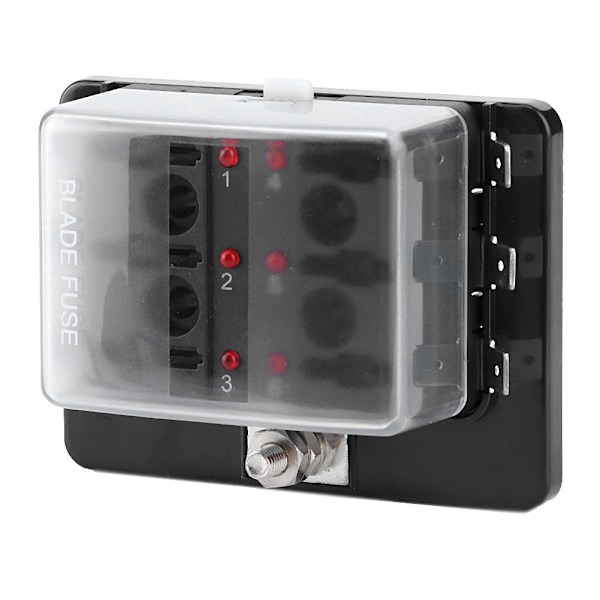Sikringsboksholder med 6-veisblad med LED-sikkerhetsindikatortilbehør for marine fly for bilbåter