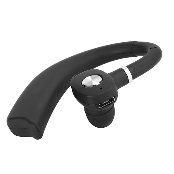 Vattentäta trådlösa hörlurar Bluetooth In Ear-hörlurar Stereo Monaural Ear Hook Öronsnäckor (svarta)