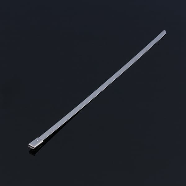 50 stk 8\" (4,6200 mm) rustfritt stål eksossystem selvlåsende kabelbinder