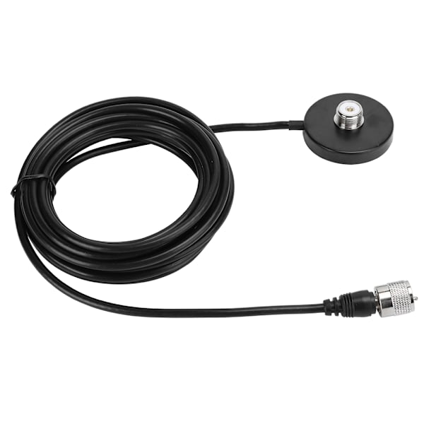 Bilradio Antenne Magnetbase Sugkopp Magnetfeste Base Kabel for bilradio