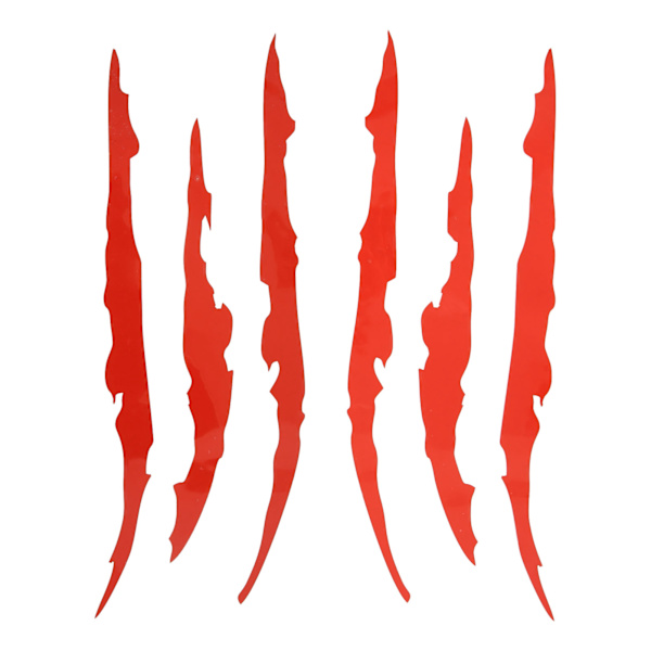 2 stk. Bilsticker Klo-mærker Monster Scratch Sticker Vinyl Bilskilt Forlygte Side Stripe Dekal