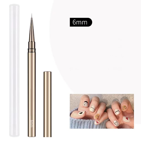 Kynsiart Penni Ergonomisesti Luotettava Kevyt Helppokäyttöinen Kestävä Kynsiart Liner Kotikäyttöön ja Salonkeihin 6 mm/0.24in